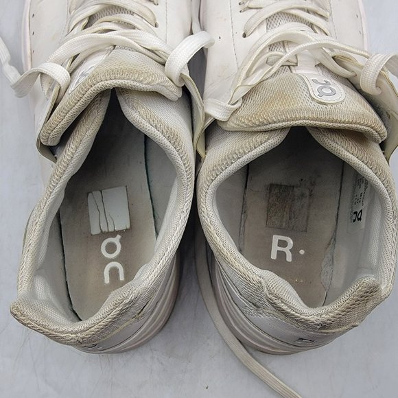 On Cloud The Roger Advantage Mens 12 White Tennis Sneaker Shoes Casual Comfort - Picture 8 of 12